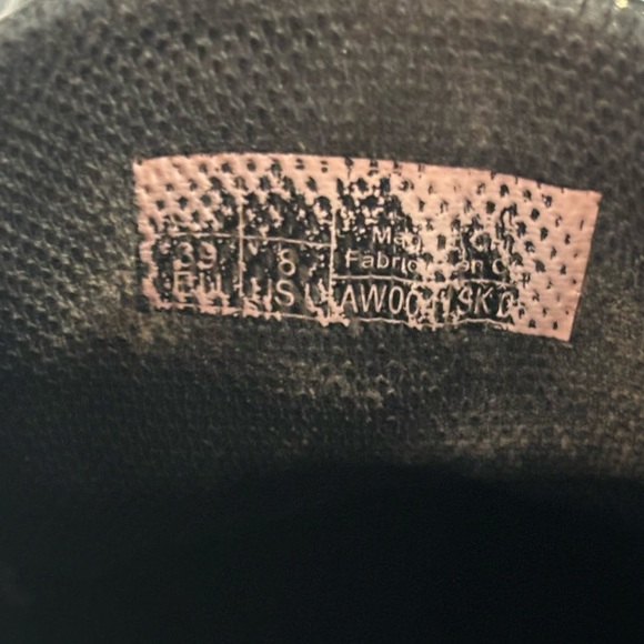 Doc Martens Women’s Luana Black Glitter Patent Leather Lace Up Combat Boots 8 - Picture 12 of 14